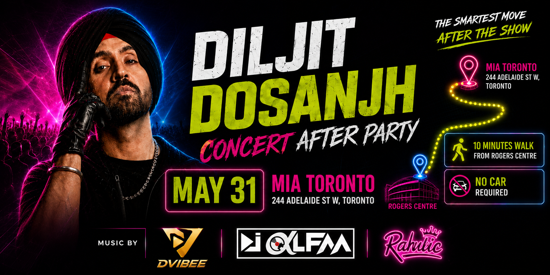 Diljit Dosanjh Concert After Party at MIA Toronto