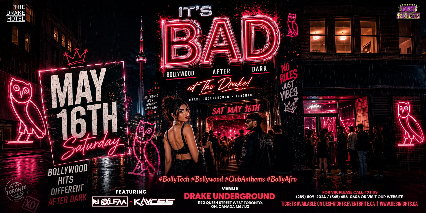 IT’S BAD (Bollywood After Dark) at THE DRAKE