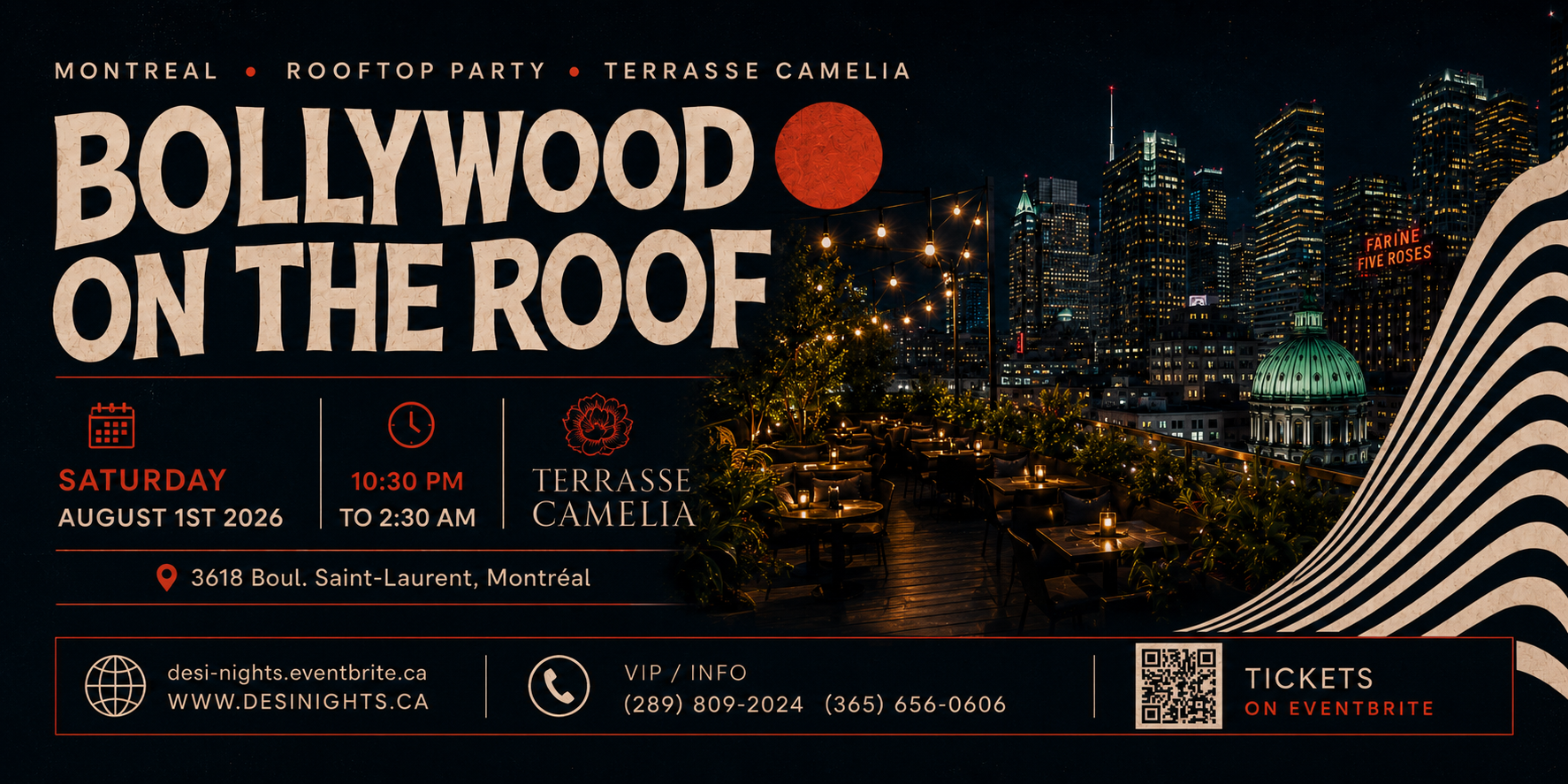BOLLYWOOD ON THE ROOF – Montréal Rooftop Party