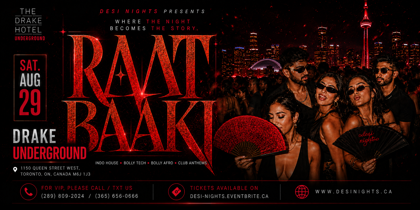 RAAT BAAKI @ The Drake – Where the Night Becomes the Story.